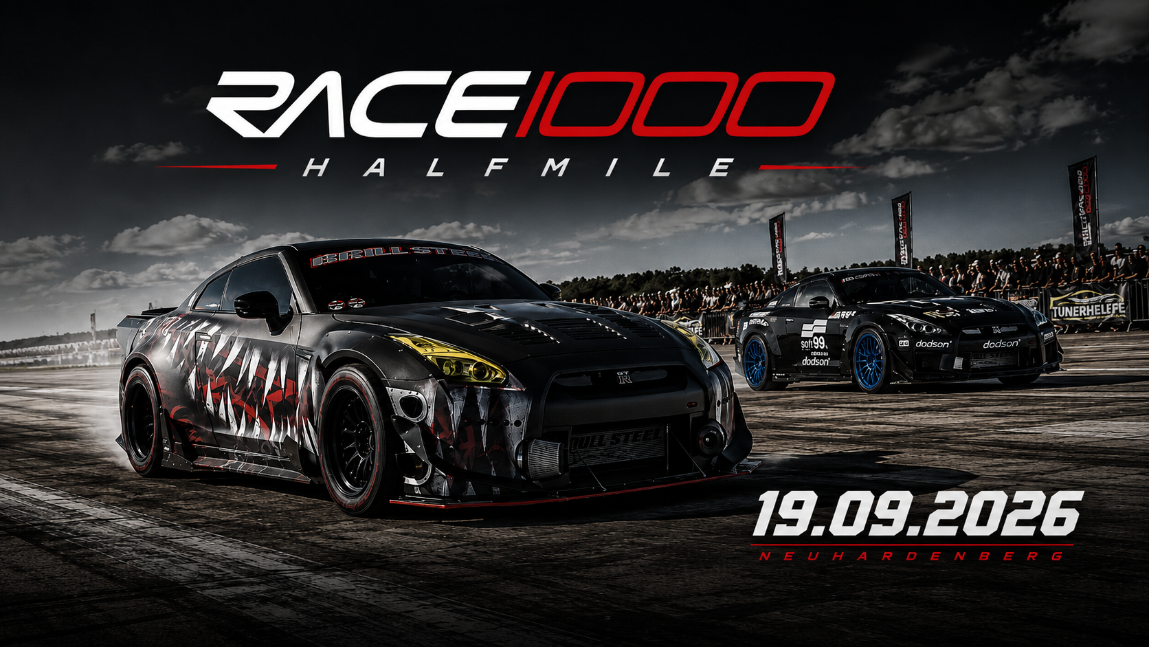 Race 1000 Halfmile am 19. September 2026 am Airport Neuhardenberg