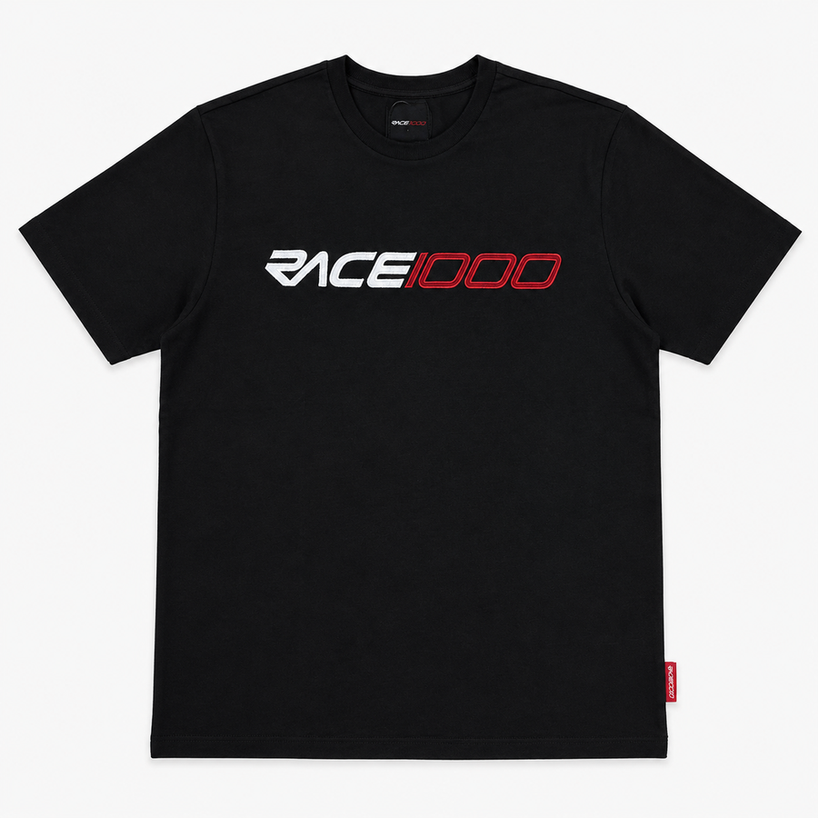 Race 1000 T Shirt Schwarz